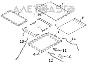 Geam panoramic spate Ford Explorer 20-