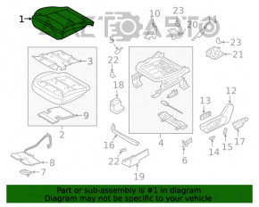 Scaunul pasagerului Ford Explorer 20- piele bej