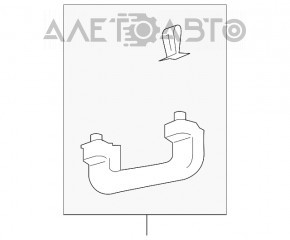 Manerul plafonului din spate stânga pentru Ford Escape MK4 20-22, culoare bej.