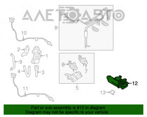 Канистра с углем абсорбер Mazda3 MPS 09-13