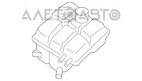 Rezervor de expansiune pentru răcire Mazda3 2.3 03-08 fără capac nou OEM original