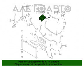 Rezervor de expansiune pentru răcire Mazda3 2.3 03-08 fără capac