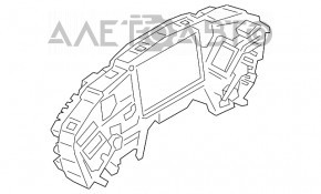 Tabloul de bord Ford Escape MK4 20-22 Seria Mid analogic