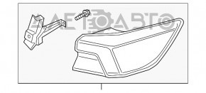 Lampa exterioară aripă dreapta Ford Escape MK4 20-22