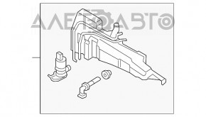 Бачок омывателя Ford Escape MK4 20- без горловины