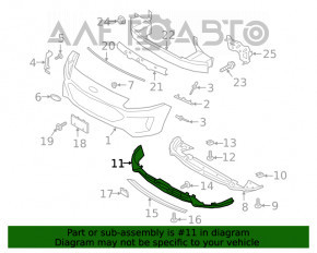 Buza bara fata Ford Escape MK4 20-22 cu senzori de parcare