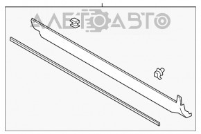 Bara dreapta Ford Escape MK4 20- structura