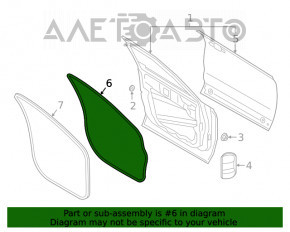 Garnitura ușii din față dreapta Ford Escape MK4 20-