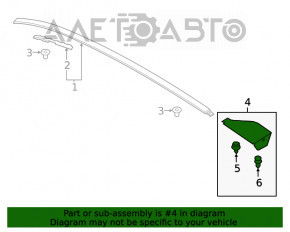 Capacul balamalei usii portbagajului dreapta Ford Escape MK4 20- fara panoramica