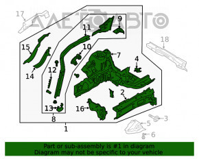 Partea din față dreapta a Ford Escape MK4 20-22 tip 1, argintie, pe caroserie.