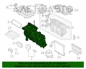 Печка в сборе Ford Escape MK4 20-