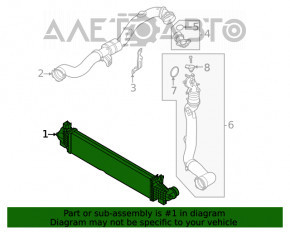 Интеркулер Ford Escape MK4 20- 1.5