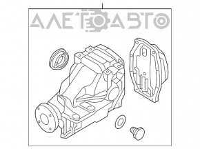 Задний дифференциал редуктор Mazda CX-7 06-09