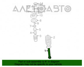 Amortizor spate dreapta Mitsubishi Galant 04-12