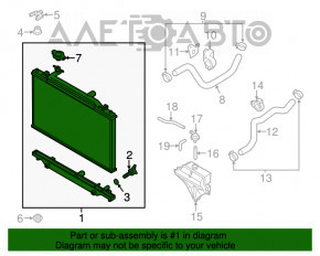 Radiator de răcire apă Mazda CX-5 13-16 2.0, 2.5