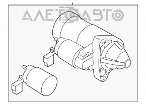 Стартер Mazda 3 14-18 BM M000TD0071