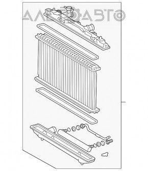 Radiator de răcire apă pentru Lexus ES350 07-12 nou KOYORAD Japonia