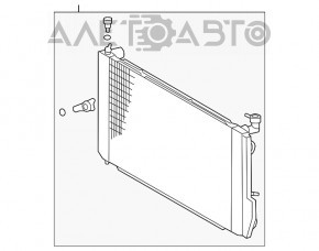 Радиатор охлаждения вода Lexus RX300 RX330 04-06 KOYORAD Япония