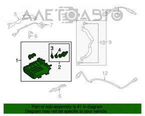 Canistra cu absorbant de carbon Mazda CX-9 16-