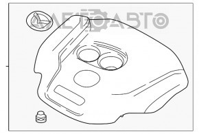 Capacul motorului Mazda CX-9 16-