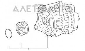 Generatorul Mazda CX-9 16-