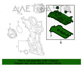 Крышка клапанная Mazda CX-9 16- 2.5T