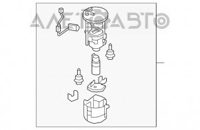 Pompă de combustibil Mazda CX-9 16-