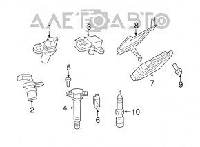 Блок ECU компьютер двигателя Chrysler 200 11-14 2.4 6-speed