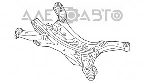 Подрамник задний Mazda CX-9 16- FWD