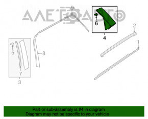 Capac usa laterala dreapta spate Mazda CX-9 16-