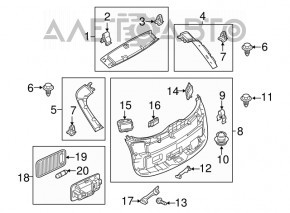 Capacul portbagajului dreapta Mazda CX-9 16- negru