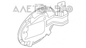 Capacul rezervorului de combustibil Mazda CX-9 16-