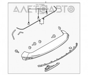 Spoilerul portbagajului Mazda CX-9 16-