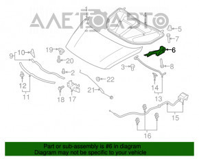 Capota dreapta Mazda CX-9 16- original nou