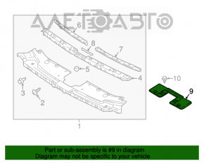 Вставка накладки телевизора Mazda CX-9 16- OEM