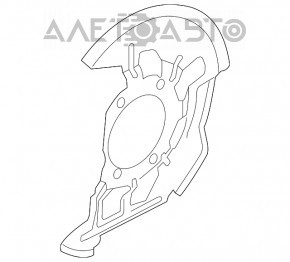 Carcasa disc frana dreapta fata Mazda CX-9 16 - noua originala OEM