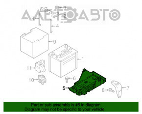 Platforma pentru baterie auto Mazda CX-9 16-