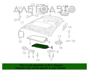 Capota stângă Jeep Patriot 11-17 gri