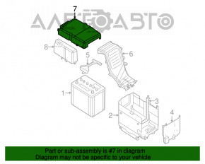 Capacul superior al bateriei Mazda3 2.3 03-08