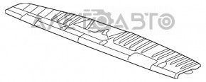 Capac portbagaj Dodge Grand Caravan 11-20 negru, zgârieturi