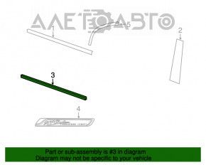 Capac usa inferioara fata stanga Dodge Grand Caravan 11-20 structura