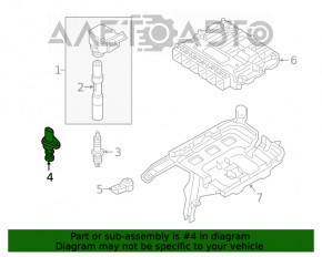 Senzorul de arbore cotit Audi Q7 16- 3.0T nou OEM original