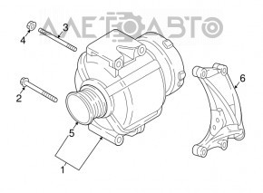 Generatorul Audi Q7 16- 3.0T