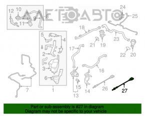 Sonda lambda stânga a doua Audi Q7 16- 3.0T