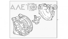 Generatorul VW Jetta 19- 2.0T