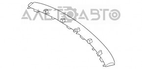 Capacul de bara spate Mercedes CLA 14-19 SUA crom