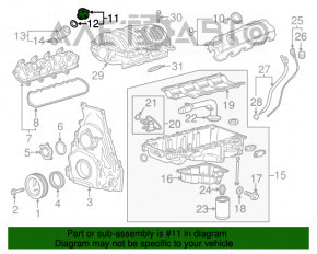 Capacul gâtului de umplere a uleiului pentru GMC Terrain 18-21 LYX