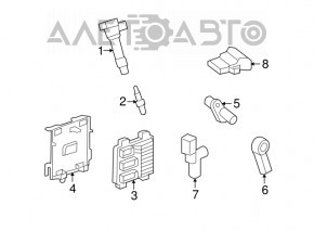 Senzor arbore cu came Cadillac CTS 14-15 3.6 LFX nou original OEM