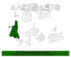 Suport cutie de viteze automată spate Chevrolet Impala 14-20 2.5