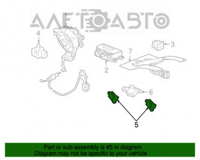 Senzor airbag frontal stânga Buick Encore 13-16